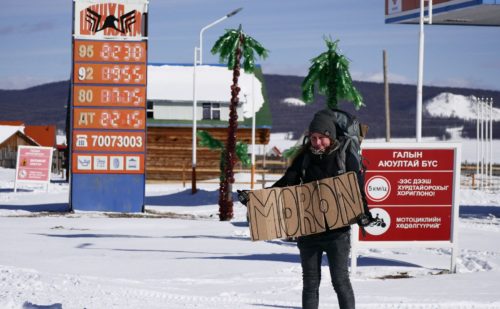 When it’s -15° and you’re hitchhiking Mongolia