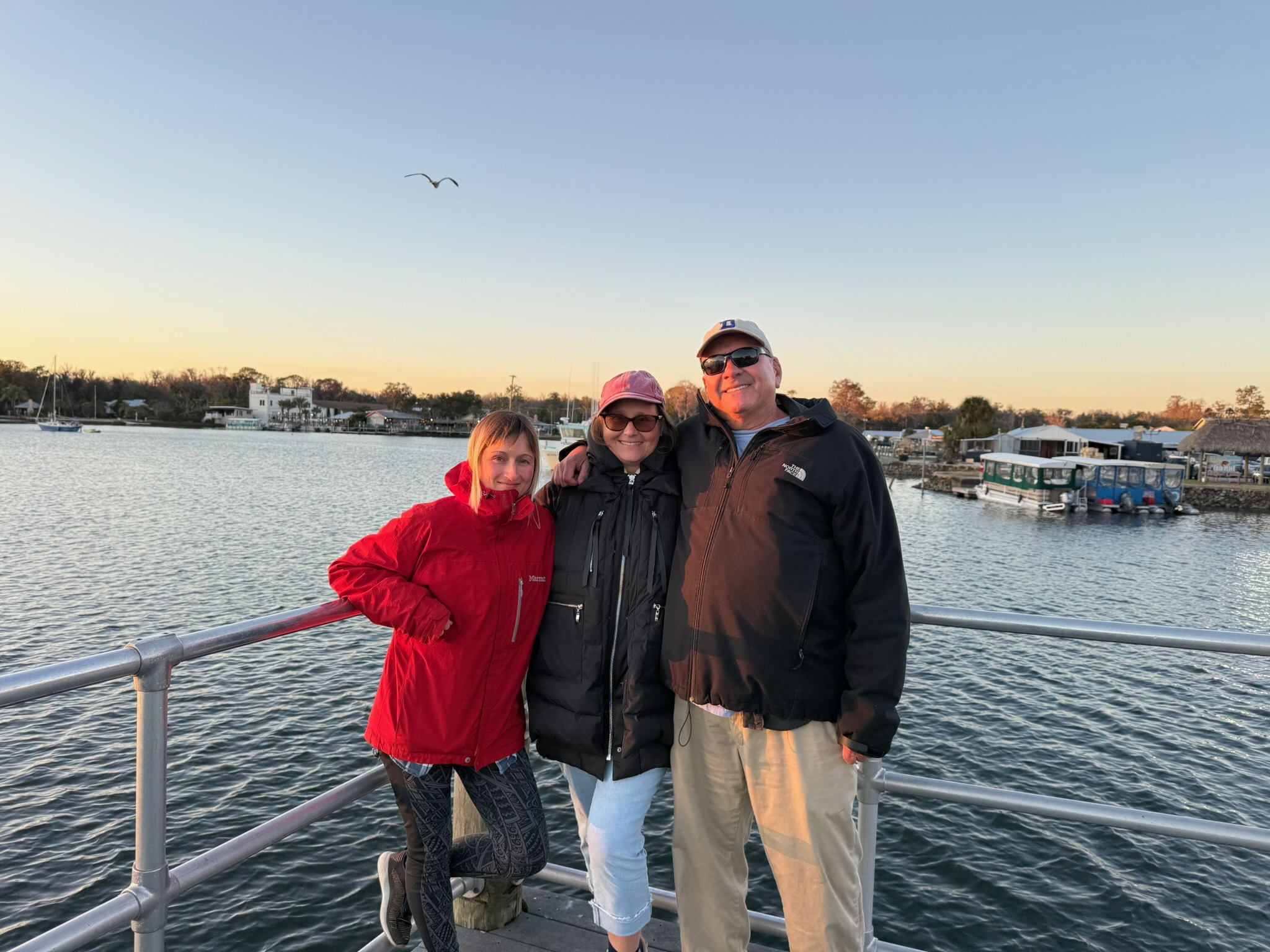 It was very cold when we arrived in Crystal River!